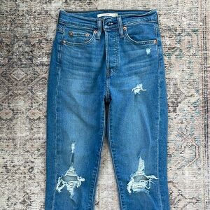 Levi’s wedge skinny jeans